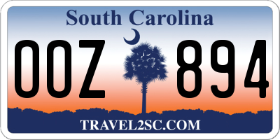 SC license plate OOZ894