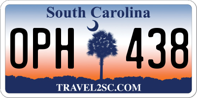 SC license plate OPH438