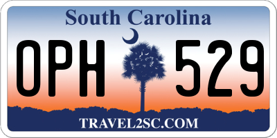 SC license plate OPH529