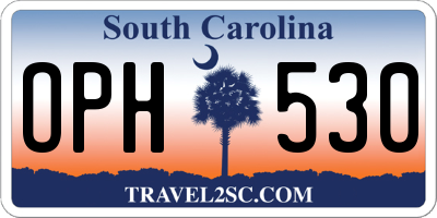 SC license plate OPH530