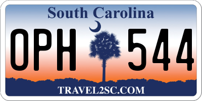 SC license plate OPH544