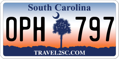 SC license plate OPH797