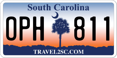 SC license plate OPH811