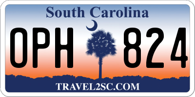 SC license plate OPH824