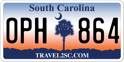 SC license plate OPH864