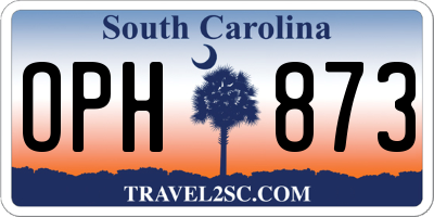 SC license plate OPH873