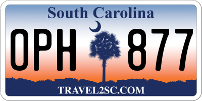 SC license plate OPH877