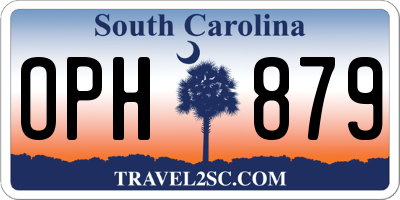 SC license plate OPH879
