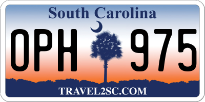 SC license plate OPH975