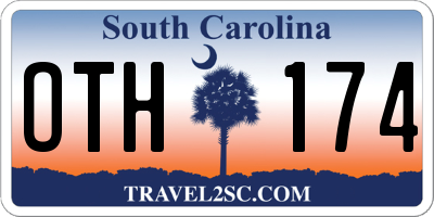 SC license plate OTH174