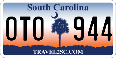 SC license plate OTO944