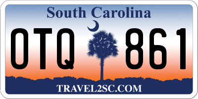 SC license plate OTQ861