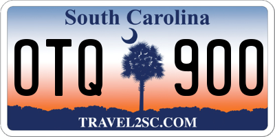 SC license plate OTQ900