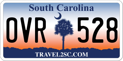 SC license plate OVR528