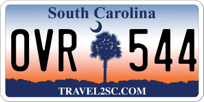 SC license plate OVR544