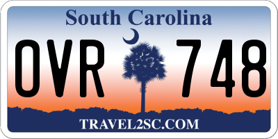 SC license plate OVR748