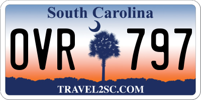 SC license plate OVR797