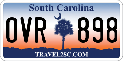 SC license plate OVR898