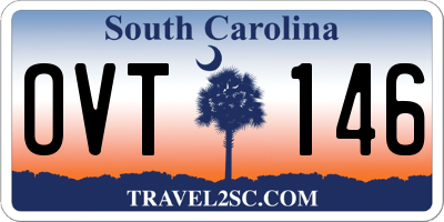SC license plate OVT146