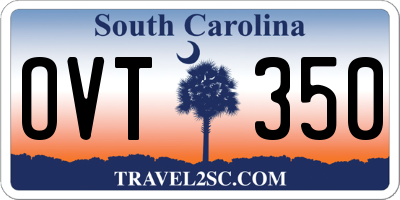 SC license plate OVT350