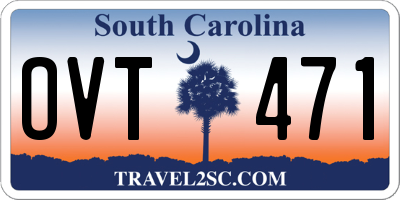 SC license plate OVT471