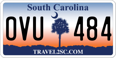 SC license plate OVU484