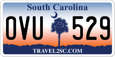 SC license plate OVU529