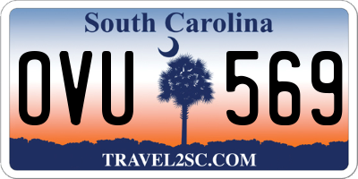 SC license plate OVU569