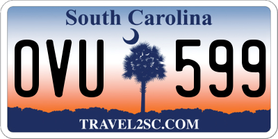 SC license plate OVU599