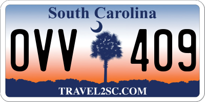SC license plate OVV409