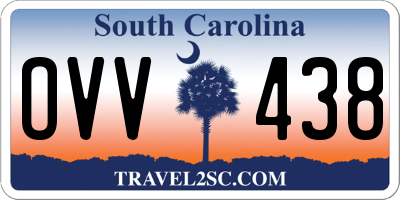 SC license plate OVV438