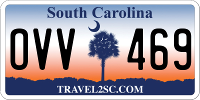 SC license plate OVV469