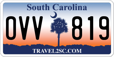 SC license plate OVV819