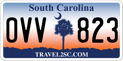 SC license plate OVV823