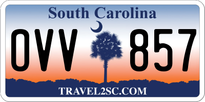 SC license plate OVV857