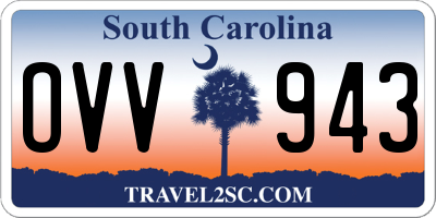 SC license plate OVV943