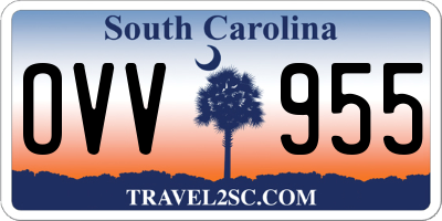 SC license plate OVV955
