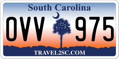 SC license plate OVV975