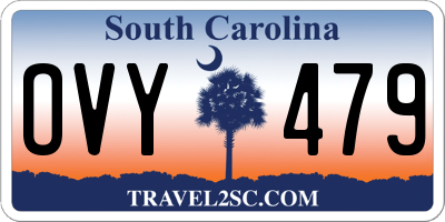 SC license plate OVY479