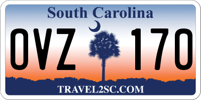 SC license plate OVZ170