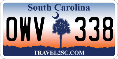 SC license plate OWV338