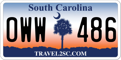 SC license plate OWW486