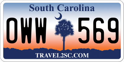 SC license plate OWW569