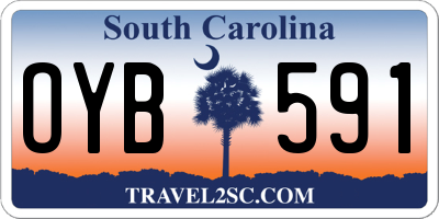 SC license plate OYB591