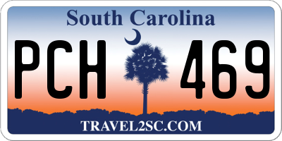 SC license plate PCH469