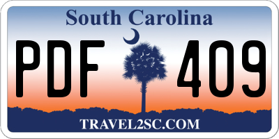 SC license plate PDF409