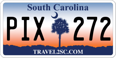 SC license plate PIX272