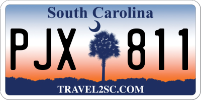 SC license plate PJX811