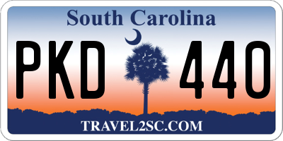 SC license plate PKD440