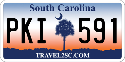 SC license plate PKI591